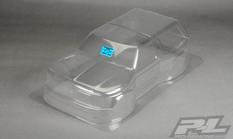 PRO-3423-00 1/10 1981 Ford Bronco Clear Body: Short Course (ใส่ได้กับ Slash2WD, Slash4X4 ต้องเปลี่ยนเสาบอดี้)