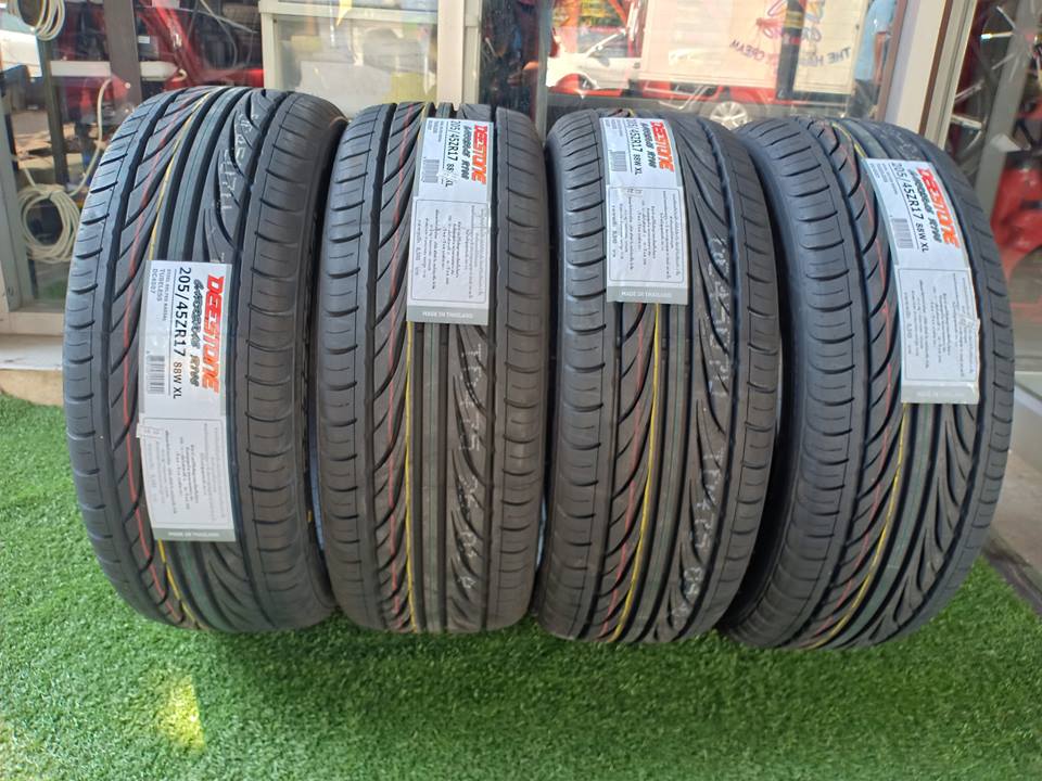 #ยางรถยนต์ #DEESTONE 205/45R17CARRERAS R702