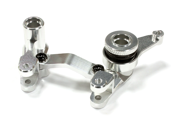 INT-C25490SILVER Billet Machined Steering Bell Crank for 1/10 Stampede 4X4 & Rustler 4X4