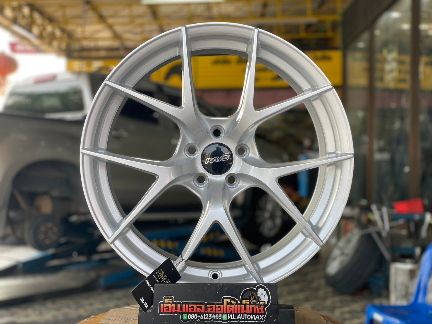 #ล้อแม็กซ์ใหม่ขอบ18 #5รู100 #ล้อแม็กซ์18 #KAYS 18x8.5 ET35 5x100 สีซิลเวอร์