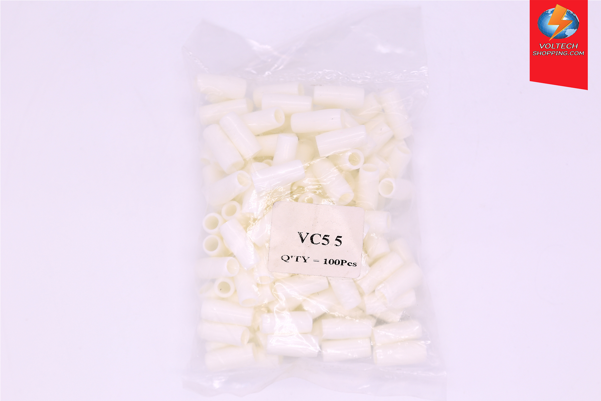 ปลอกหุ้มหางปลาสีขาว VC-005W