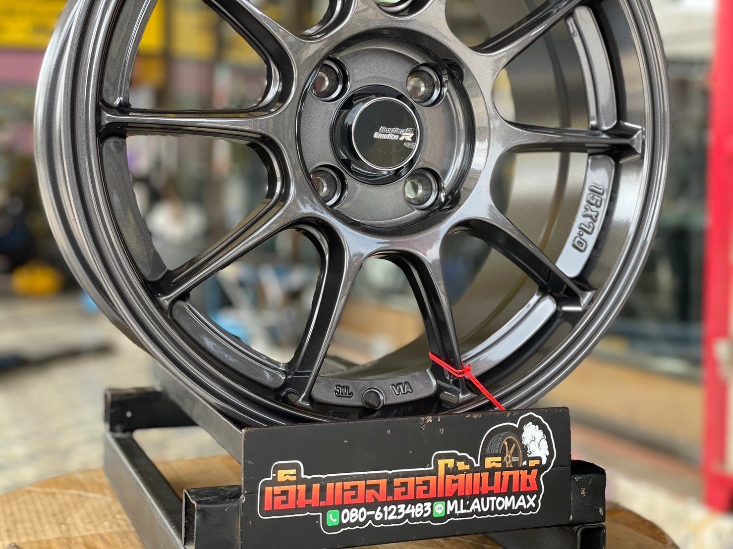 #ล้อแม็กซ์ใหม่ #ล้อแม็กซ์ขอบ15 #ล้อซิ่ง #TC105 #ล้อลายซิ่ง #ล้อขอบ15 กว้าง7 ออฟ35 4รู100 สีDark Gun