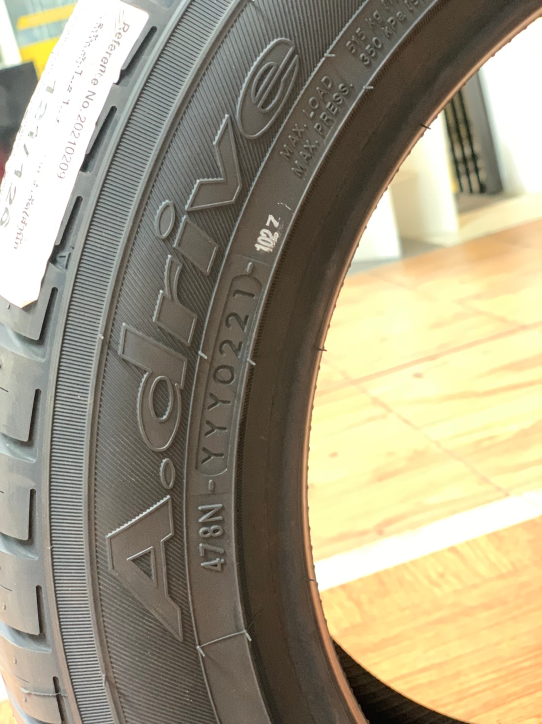 YOKOHAMA A-Drive 195-55R15 ยางใหม่ปี2021 ยางคุณภาพดีนุ่มเงียบ ยางสายพันธุ์ญี่ปุ่น