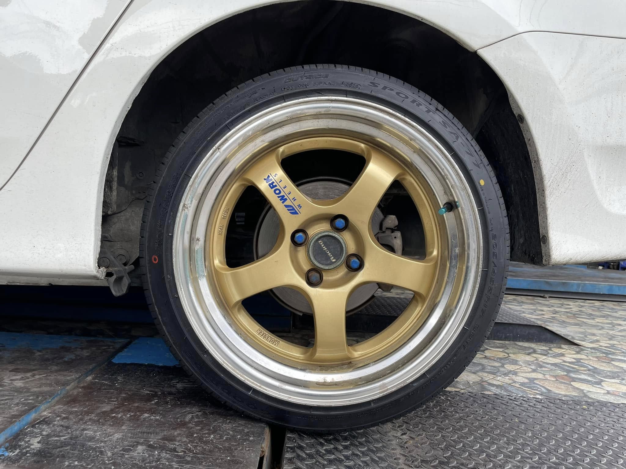 #HONDA_CITY🛞เปลี่ยนยาง #GOODRIDE_SA77_205/45R17