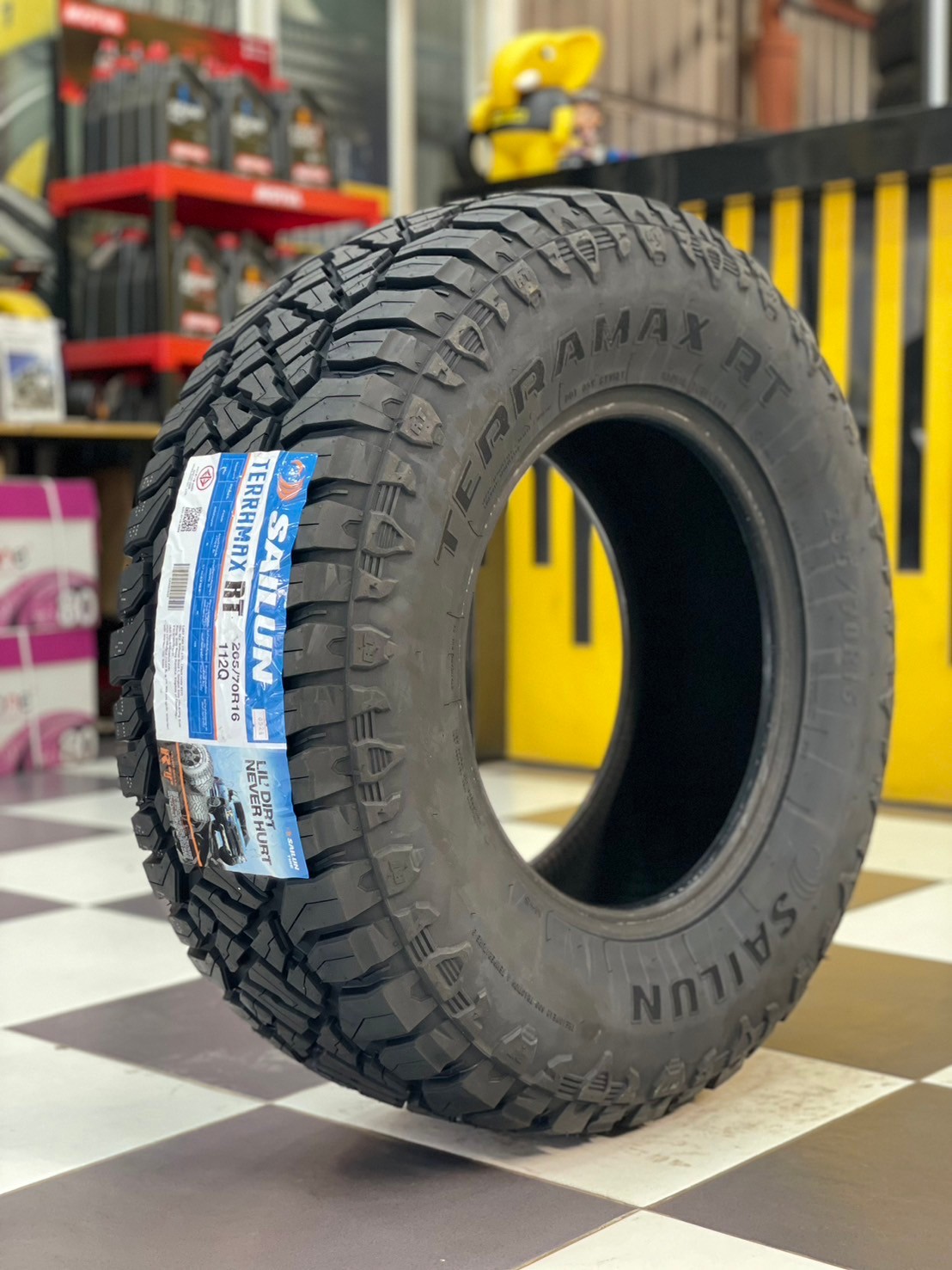 ยาง Sailun Terramax RT 265/70R16 ยางใหม่ปี2024 " หล่อ ดุดัน ยางตัวหนังสือสีขาว "