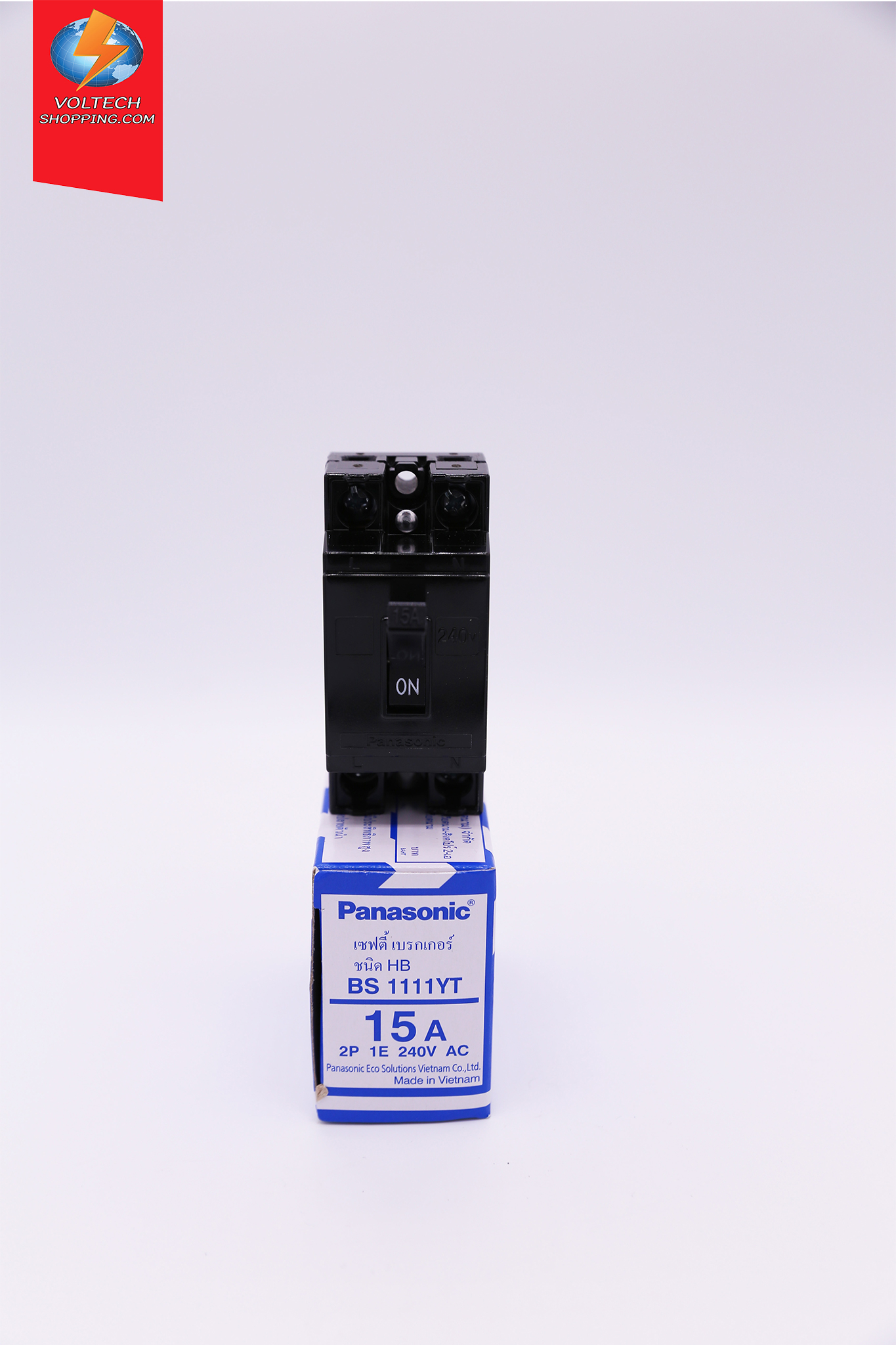 เซฟตี้เบรกเกอร์ 2P 15A "Panasonic"
