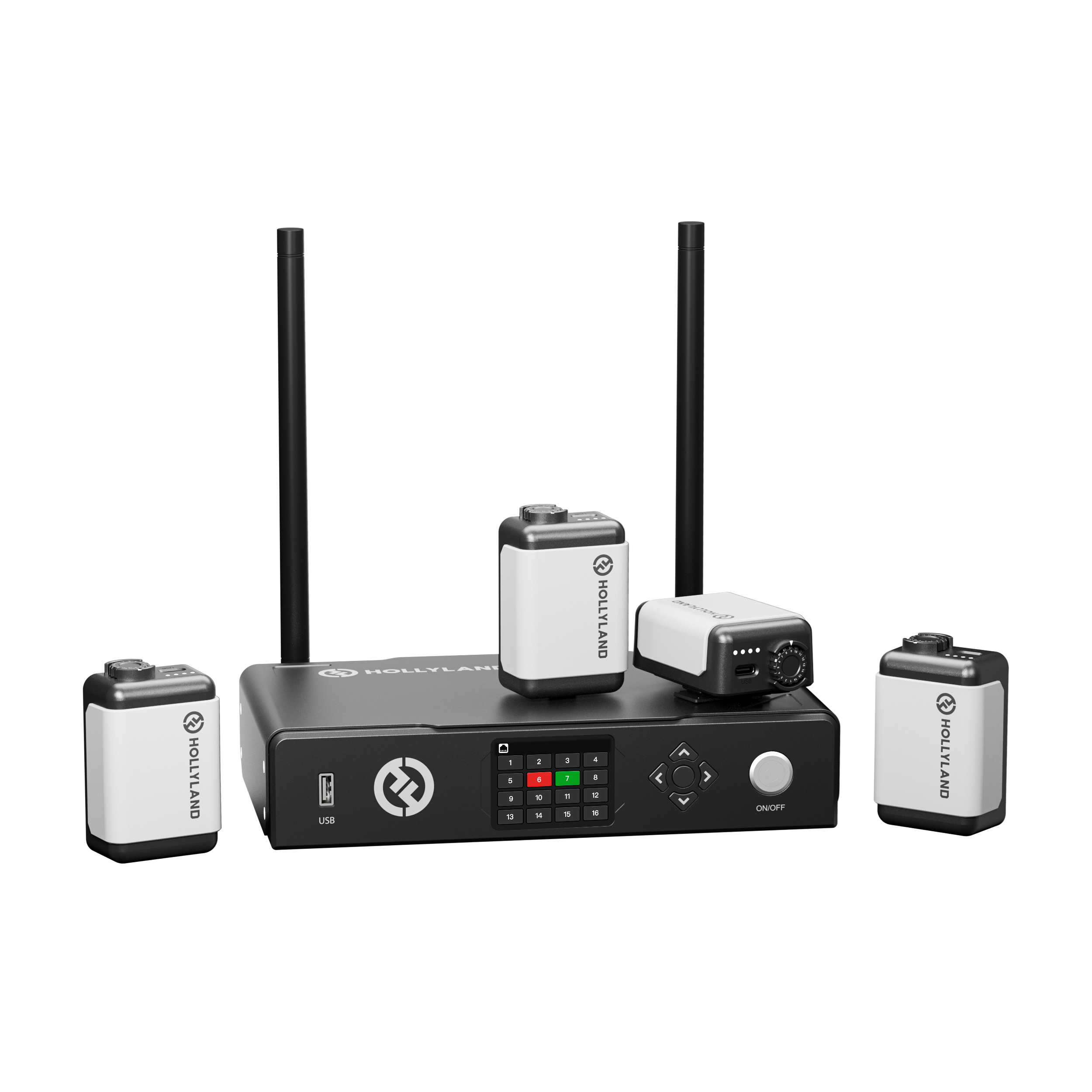 Hollyland Wireless Tally System - 4 Lights