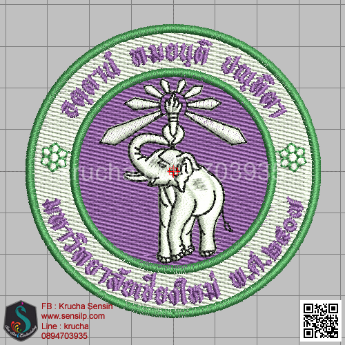 ไฟล์บล็อคปัก มหาวิทยาลัยเชียงใหม่ 1