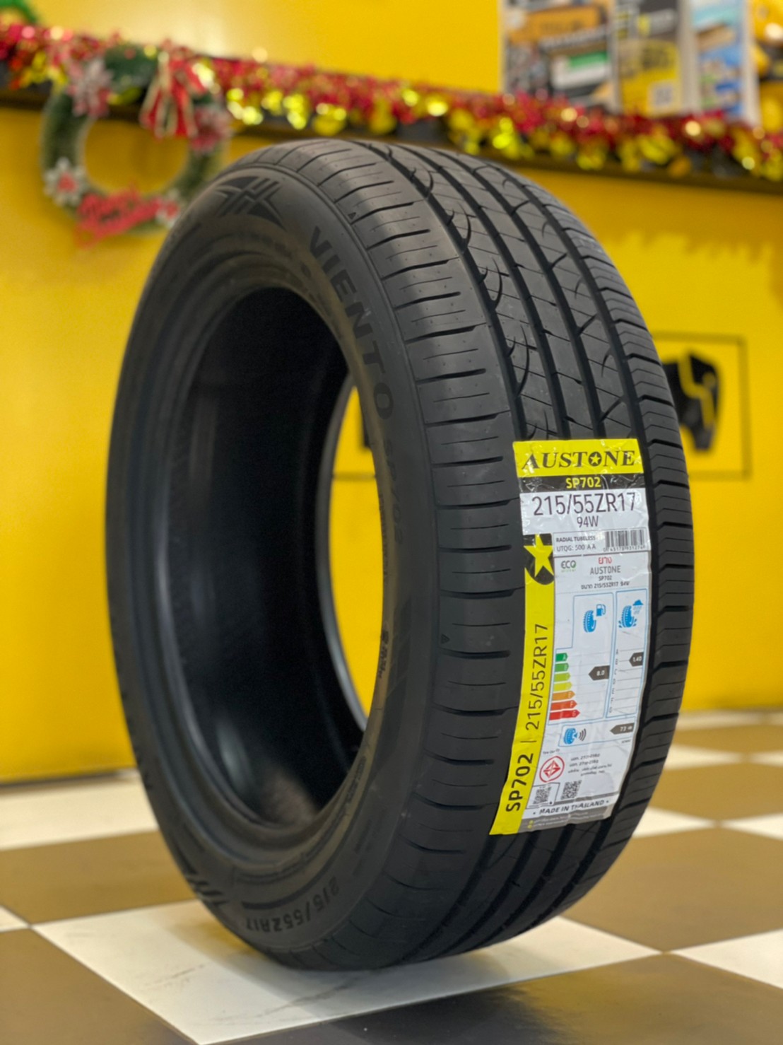 ยางใหม่AUSTONE SP702 215/55R17 ยางใหม่ปี2023