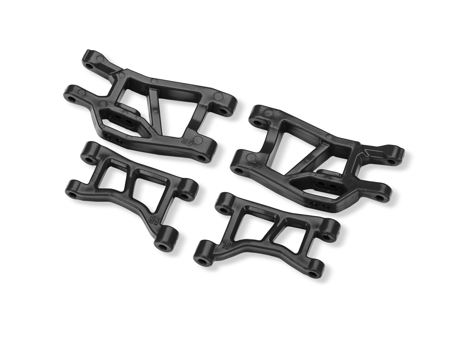 10831 Black Front Upper & Lower Suspension Arms (L&R)