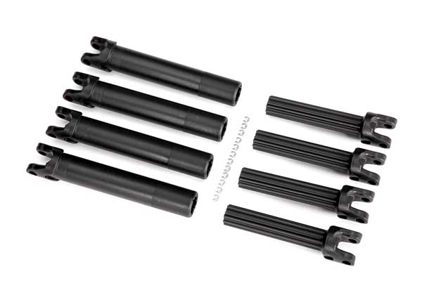 8993 Half shaft set, left or right (plastic parts only) (internal splined half shaft/ external splined half shaft) (4 assemblies) (for use with #8995 WideMaxx™ suspension kit)