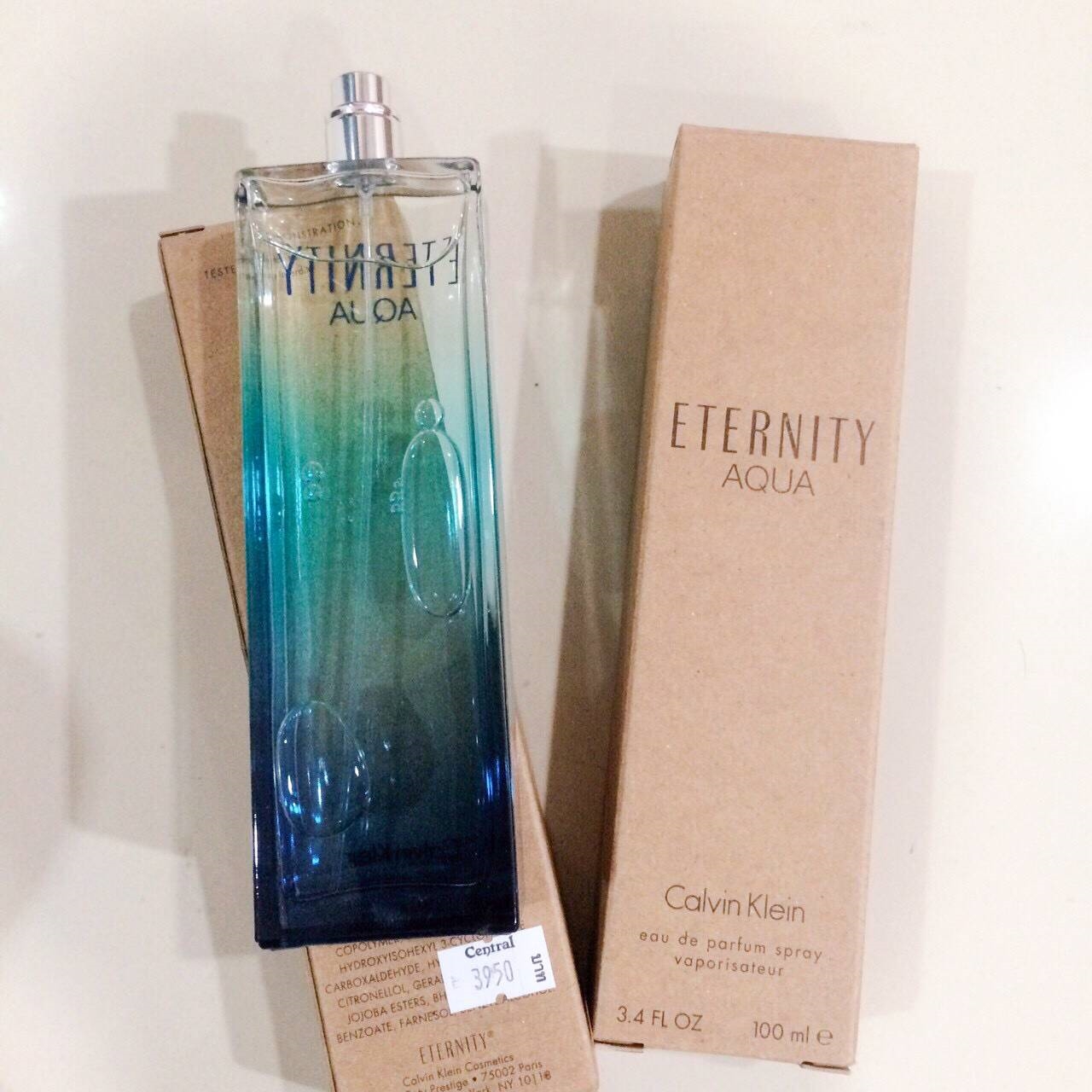 น้ำหอมผู้หญิงCKEternityAqua For Women 100ml Tester Box