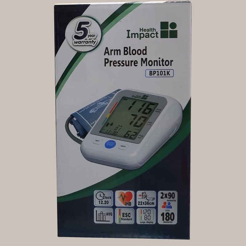 Arm Blood Pressure Monitor เครื่องวัดความดัน รุ่น BP101K