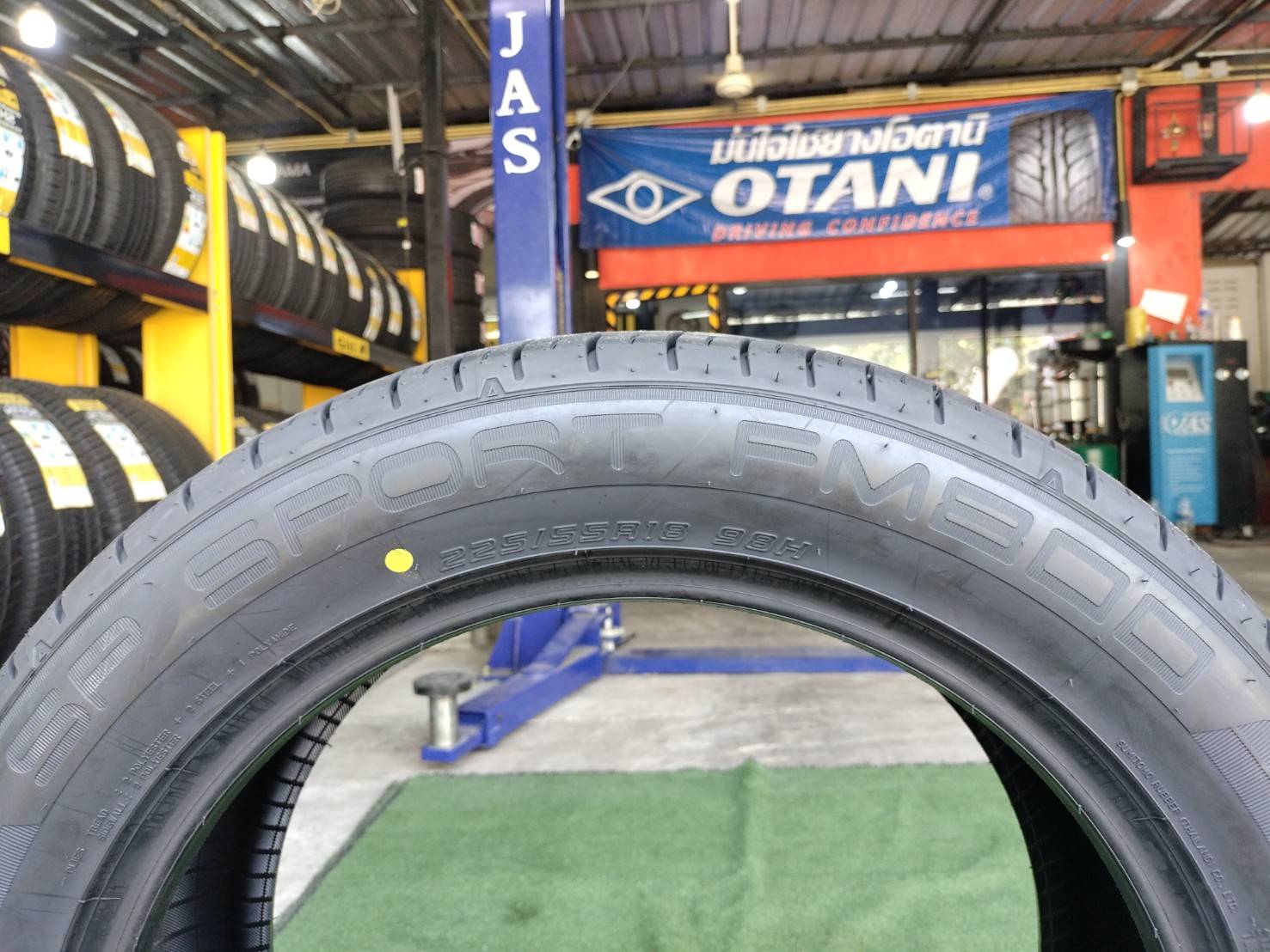 ยางดันลอป ยางพรีเมี่ยม #DUNLOP SP SPORT FM800 225/55R18 ยางใหม่ปี2024 (4เส้น)