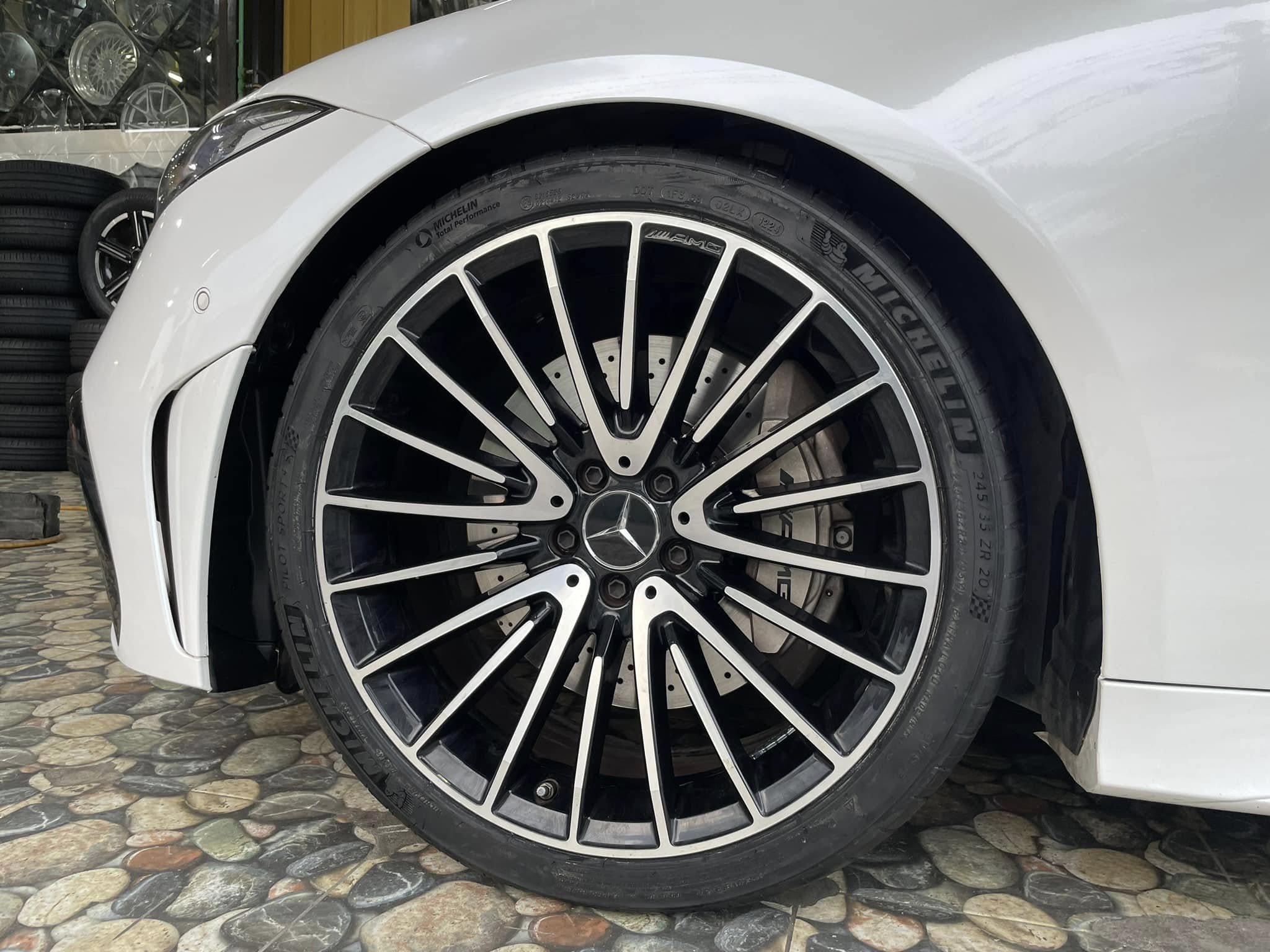 🛞 #Mercedes_#BENZ_CLS53 🚘เปลี่ยนยาง 🛞🐘#MICHELIN #PILOT SPORT4S 245/35R20