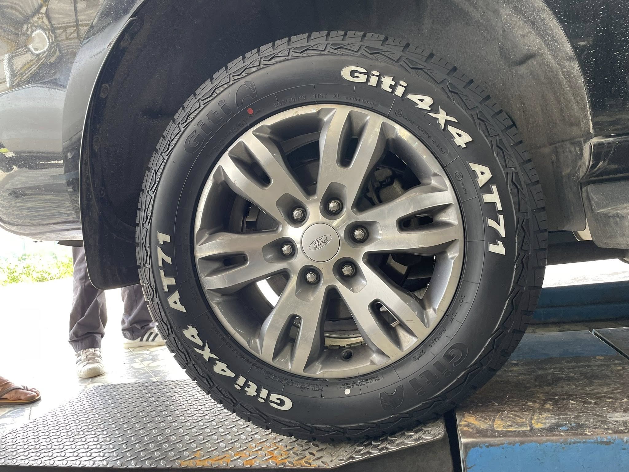 FORD_EVEREST #เปลี่ยนยาง 🛞🐘#GITI_4X4AT71_265/60R18