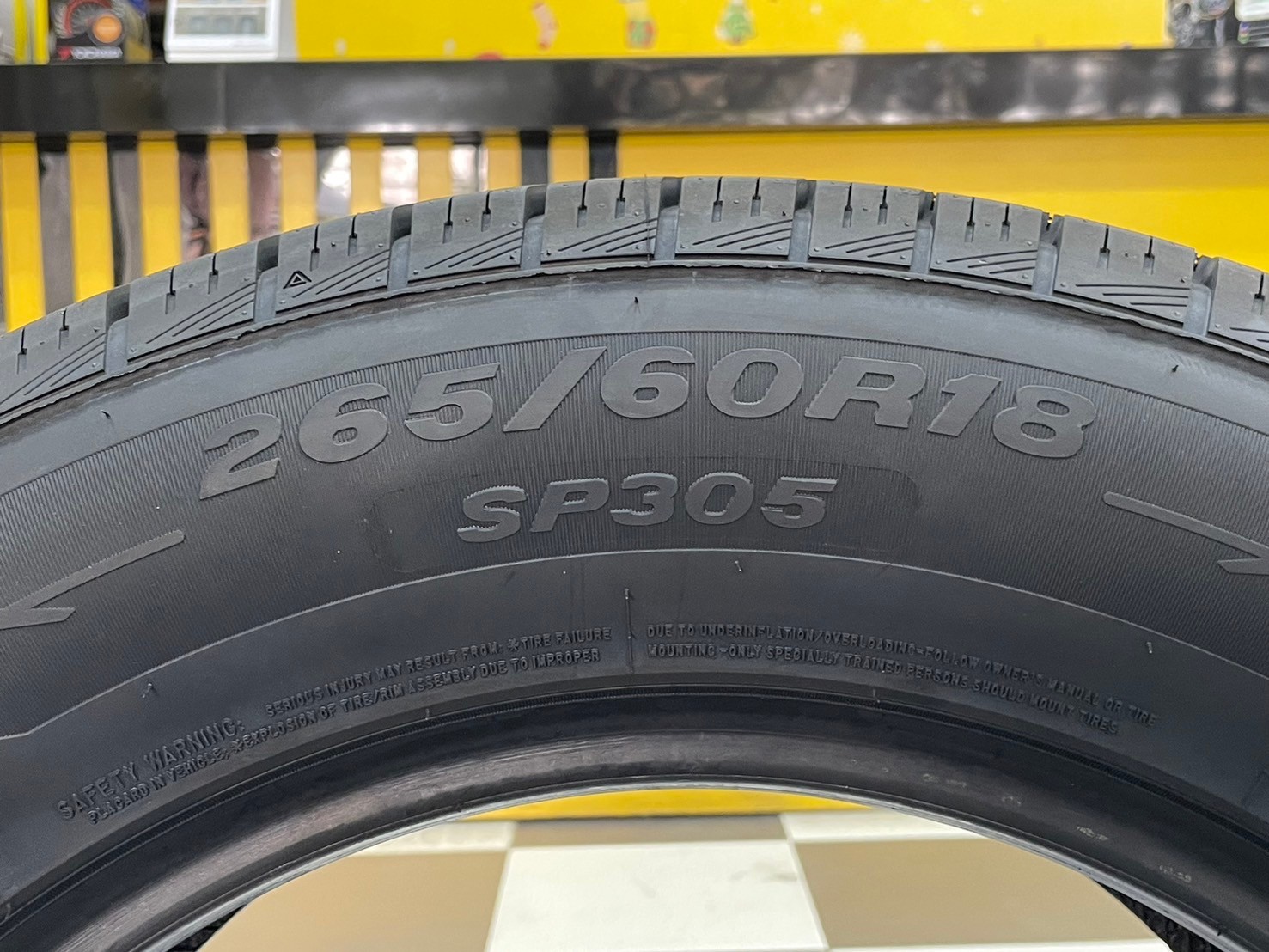 ยางใหม่Austone SP-305 265/60R18 ยางใหม่ปี2024 Made in Thailand