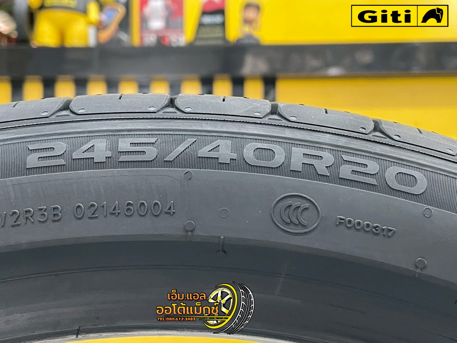 💥💥#ยางจีที #GITI Control P10 245/40R20 ยางใหม่ปี2025💥💥