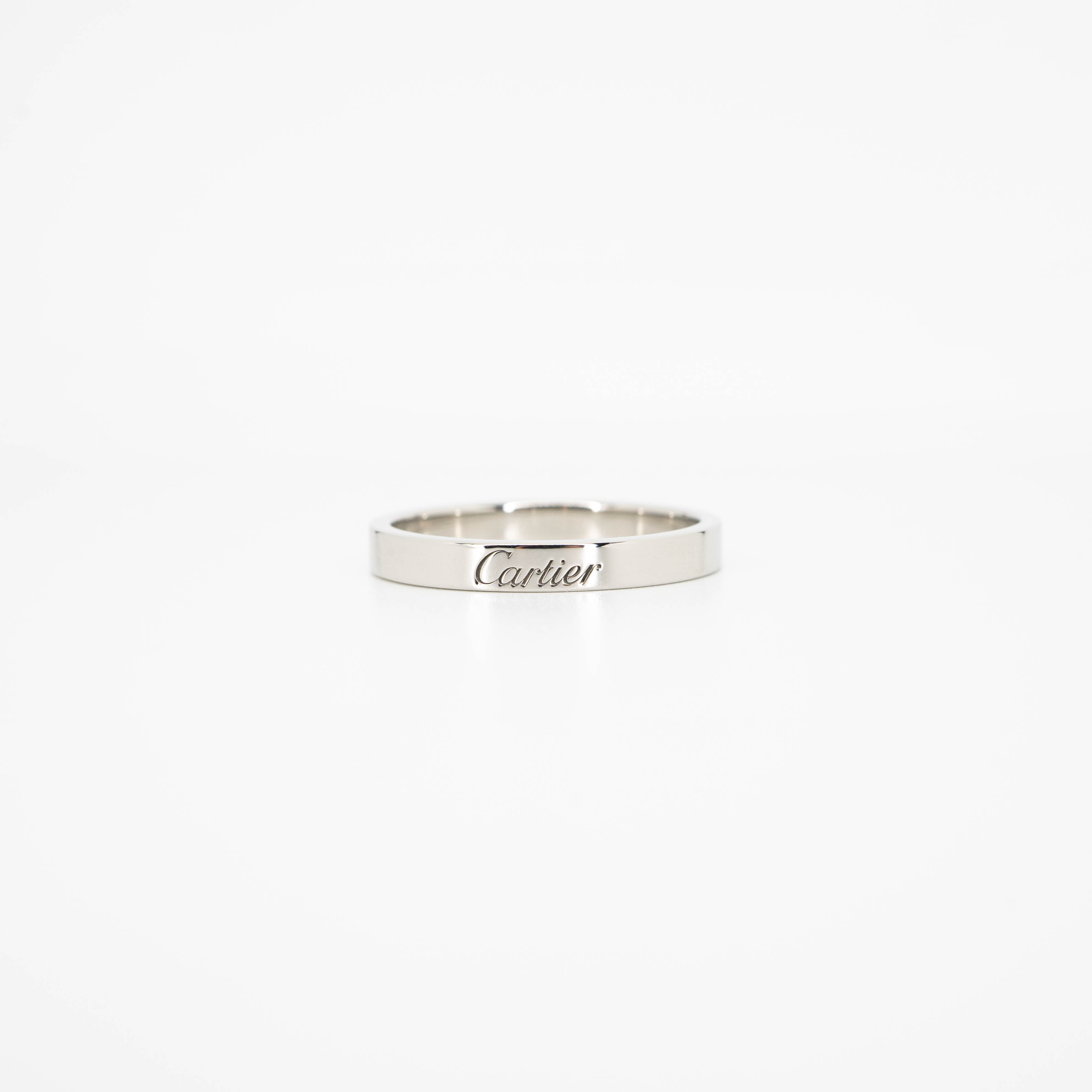 แหวน Cartier C De Cartier Band Platinum950 ไซส์ 62# (Used)