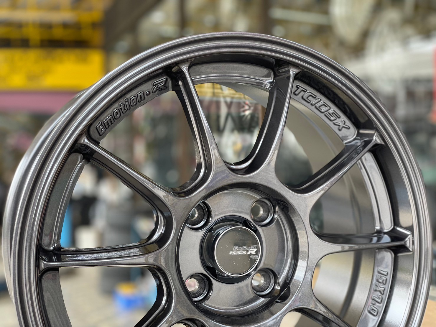 #ล้อแม็กซ์ใหม่ #ล้อแม็กซ์ขอบ15 #ล้อซิ่ง #TC105 #ล้อลายซิ่ง #ล้อขอบ15 กว้าง7 ออฟ35 4รู100 สีDark Gun