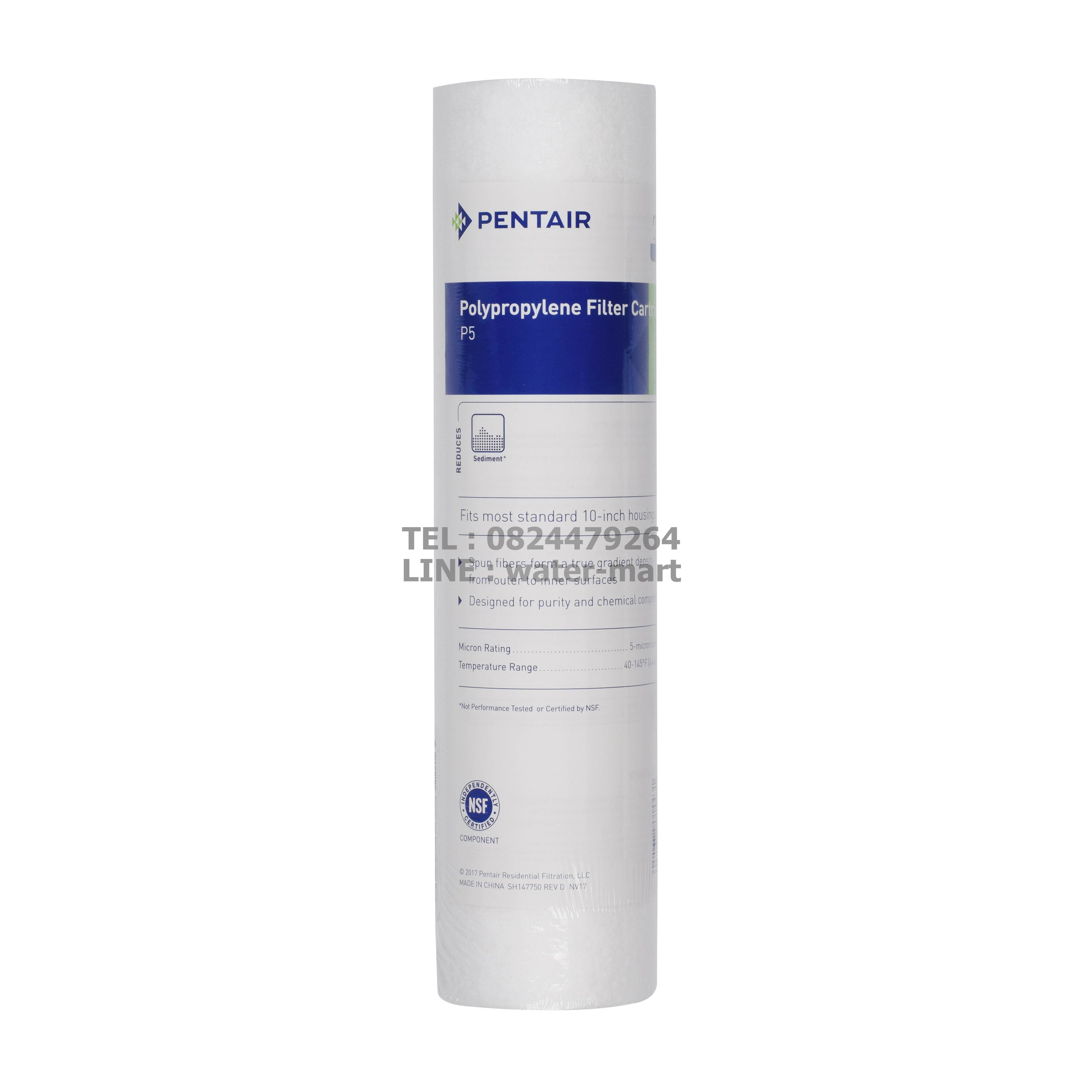 PENTAIR P Series ไส้กรอง Spun Polypropylene รุ่น P5-10