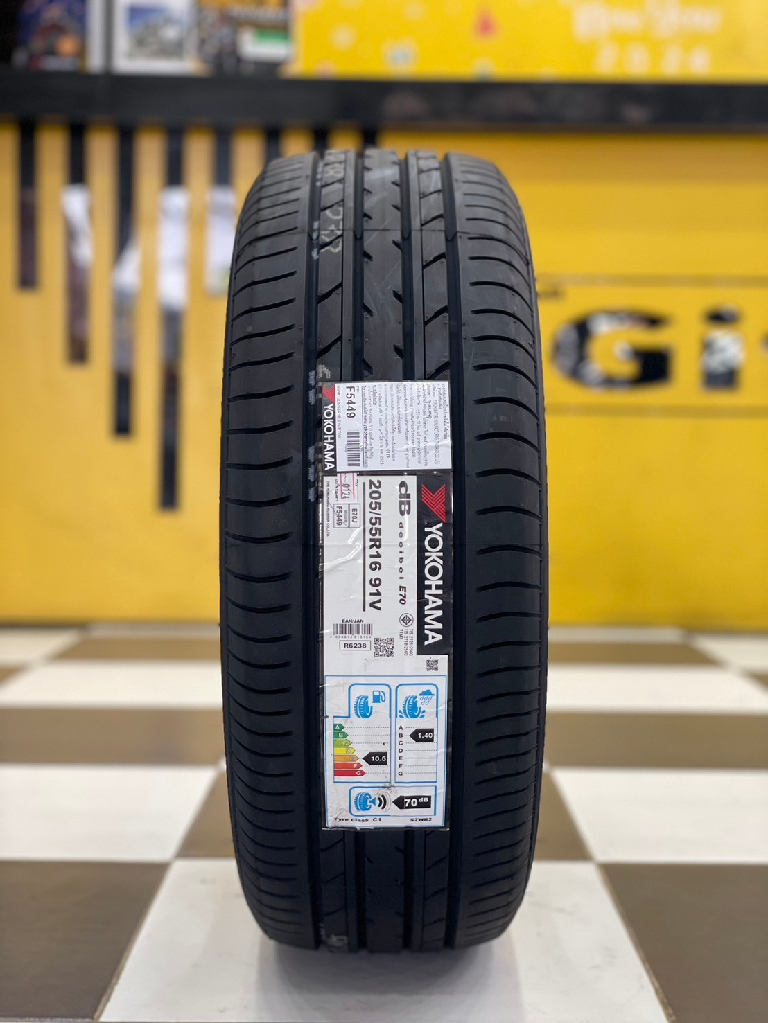 ยางใหม่ Yokohama Advan dB E70 205/55R16 ยางใหม่ปี2024