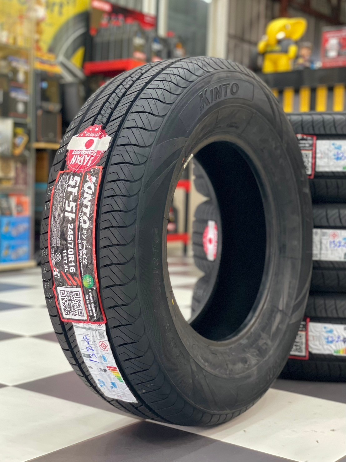 ยางใหม่คินโต๊ะ KINTO ST-51 245/70R16 ยางใหม่ปี2024