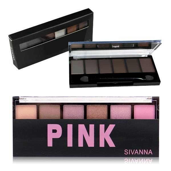 Sivanna Colors 6 อายแชโดว์สี Eyeshadow (Smokey)