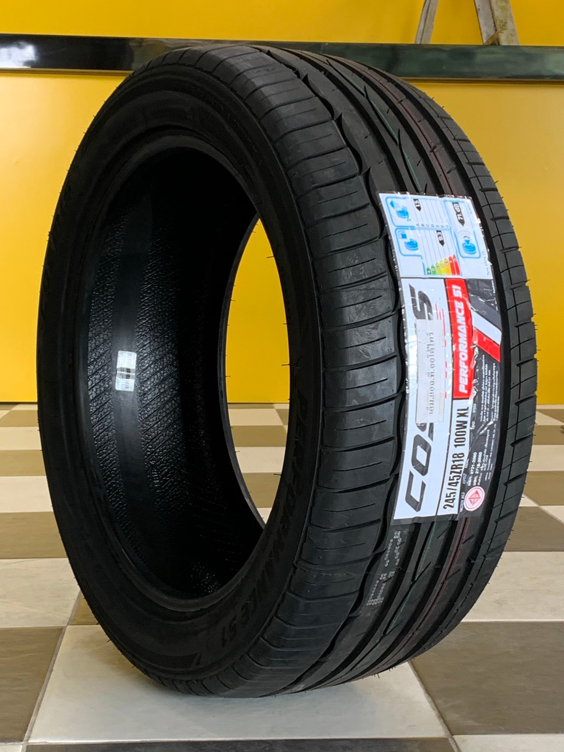 Cosmis 245/45R18 Performance S1 ยางสปอร์ตสมรรถนะสูง ยางใหม่ปี2020