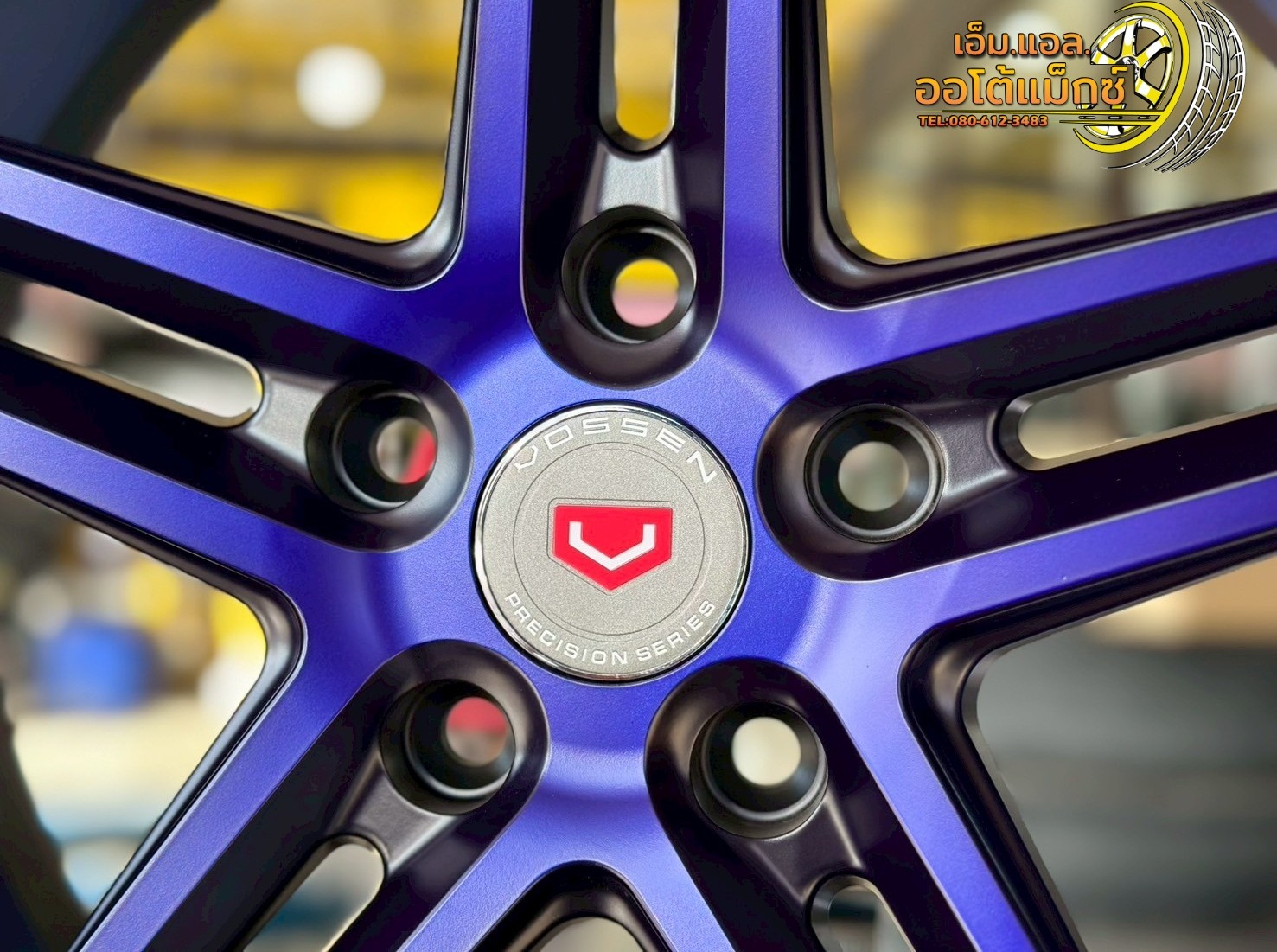 แม็กซ์ใหม่ #VOSSEN #CV5 ดำด้านหน้าดิพอันเดอร์น้ำเงิน ขนาด 18x8 5รู114 Offset40 (0575u) ใหม่ล่าสุด สวยสุดRace เบาพิเศษ เทรน์ใหม่ท้องแดงลึกหลังก้าน
