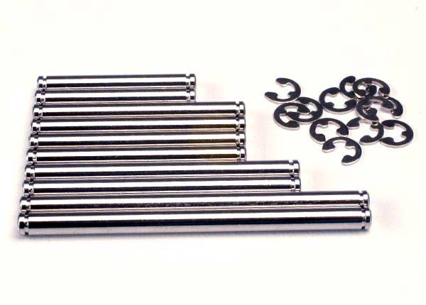 1939 Suspension pin set, hard chrome (w/ E-clips