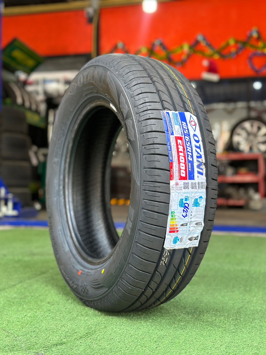 OTANI EK1000 185/65R14 ยางใหม่ปี2023 ราคาพิเศษพร้อมติดตั้งฟรี สามารถสอบถามเพิ่มเติมได้ค่ะ