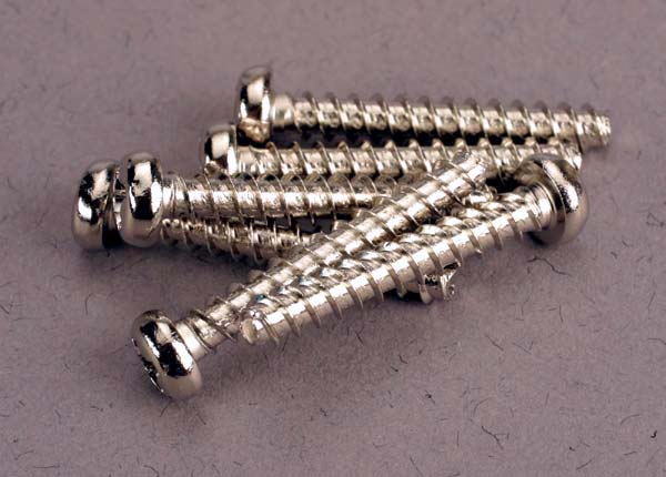 2678 Screws, 3x20mm roundhead self-tapping (6)