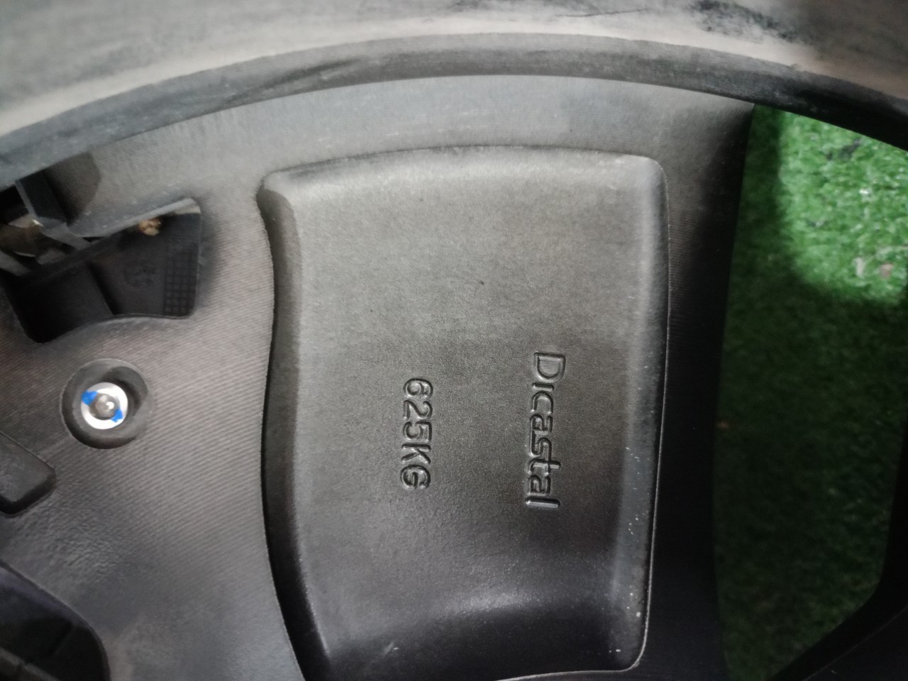 💥💥ล้อแม็กมือสอง BYD Dolphin Extended. 17x6.5นิ้ว 5x114.3 ET45 ดำหน้าเงาตัดสีฟ้า