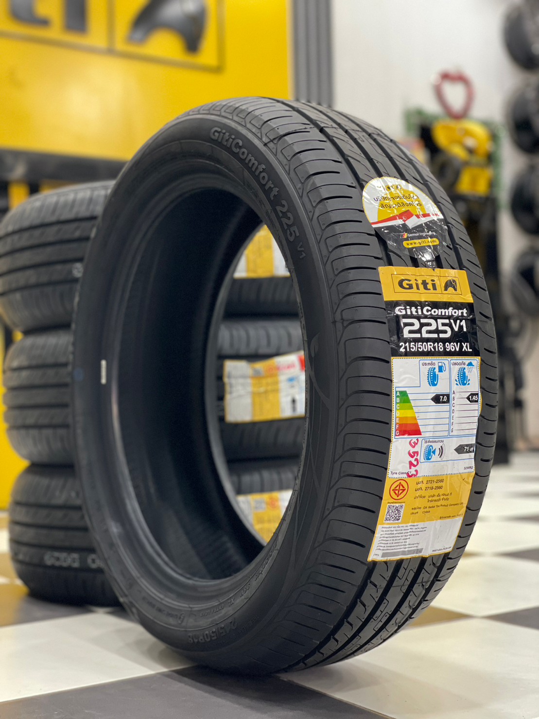 ยางใหม่ #GITI #Comfort225v1 #215/50R18 ยางใหม่ปี2023