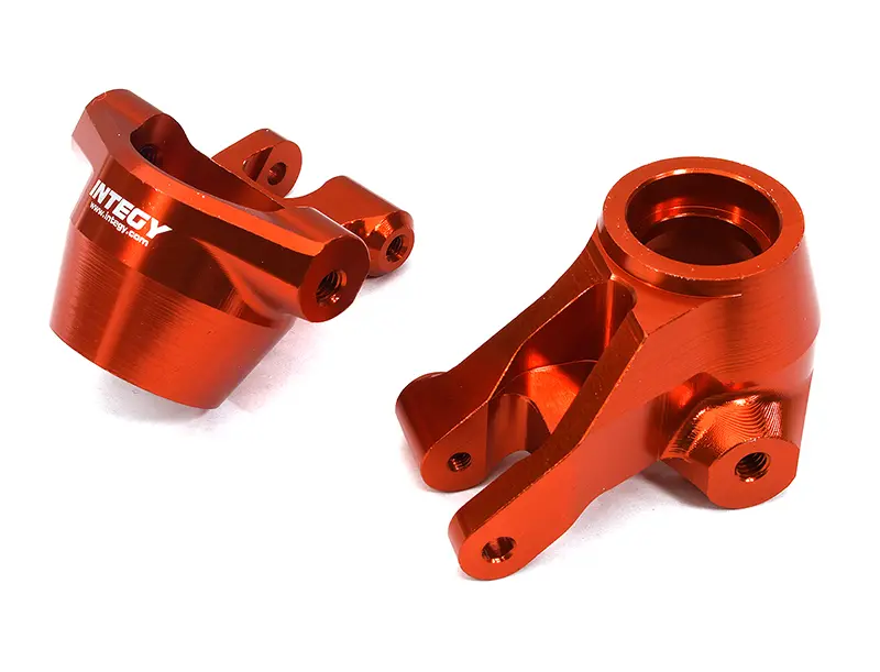 C32960RED Billet Machined Steering Knuckles for Traxxas 1/8 Sledge 4WD
