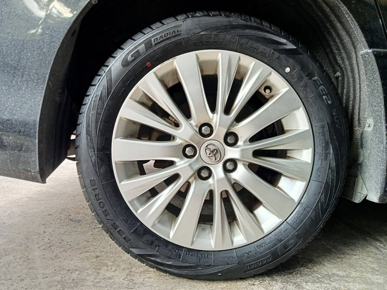 เปลี่ยนยาง🚘#TOYOTA_VELLFIRE 🛞 #GTRADIAL_FE2_235/50R18