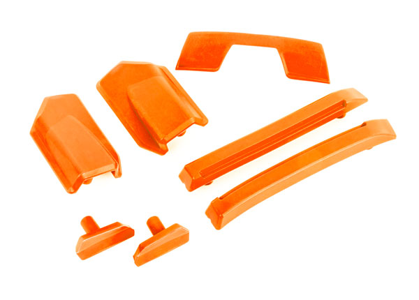 9510T Body reinforcement set, orange/ skid pads (roof) (fits #9511 body)