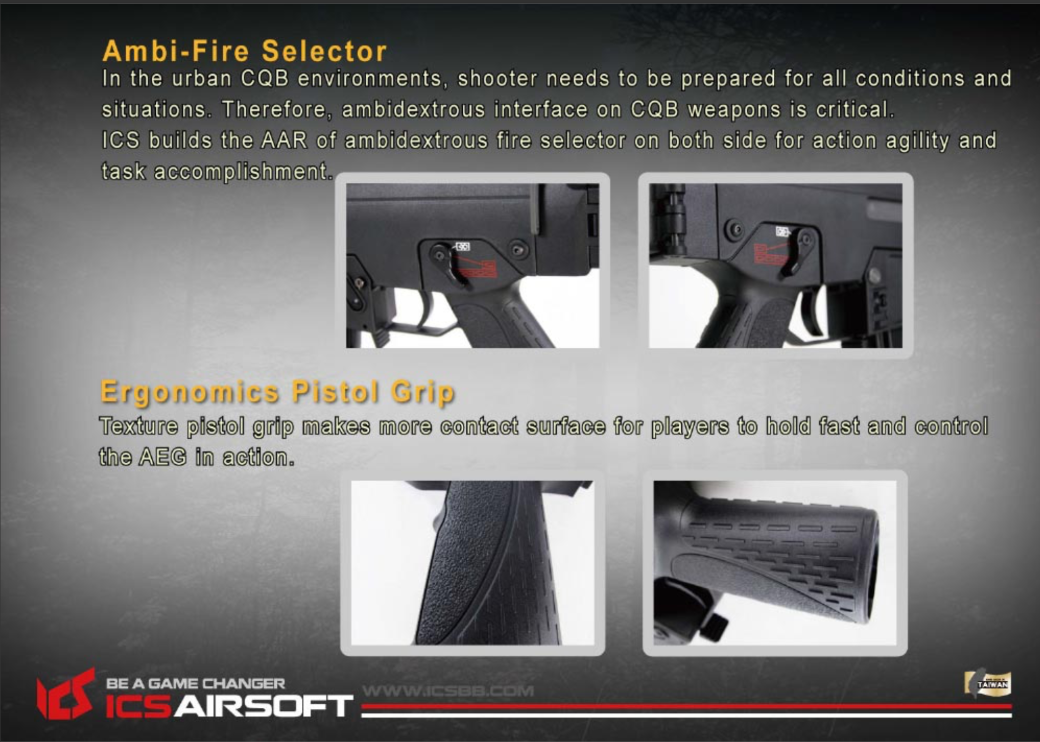 ICS-235 AAR Advanced Assault Rifle-Two-Tone
