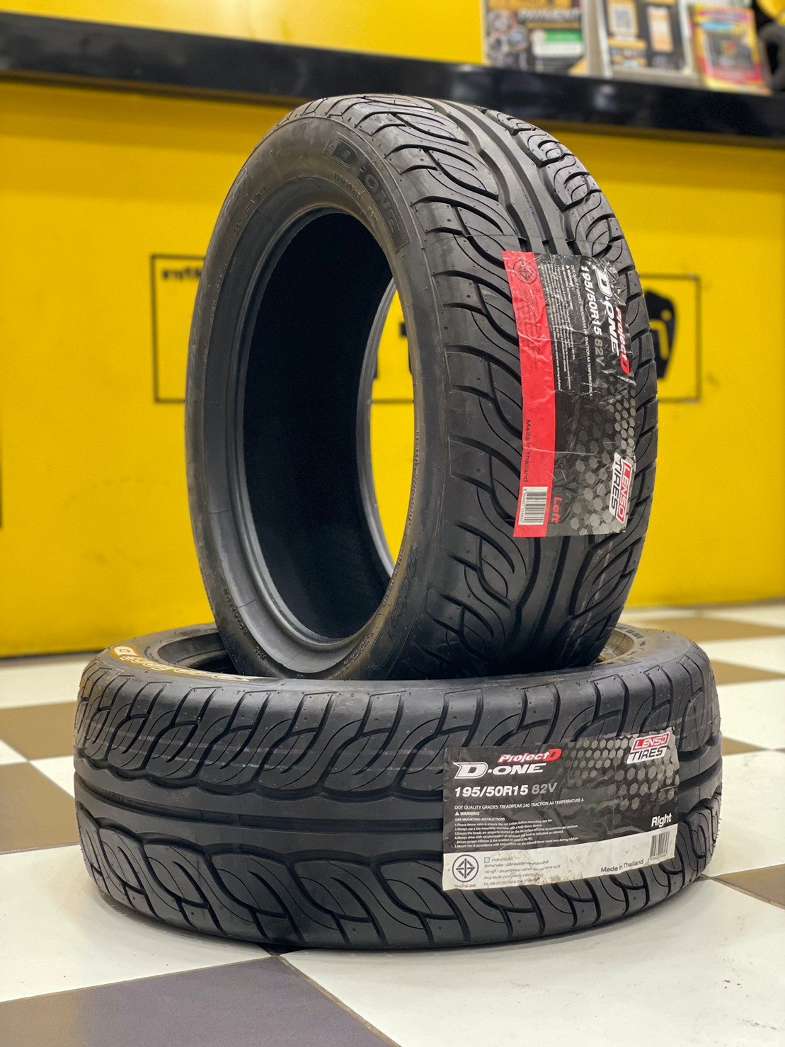 LENSO Project D D-ONE 195/50R15 ยางใหม่ปี2019