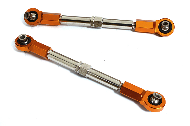 INT-C30198ORANGE Machined Side Steering Turnbuckles for Traxxas 1/10 Maxx Truck 4S