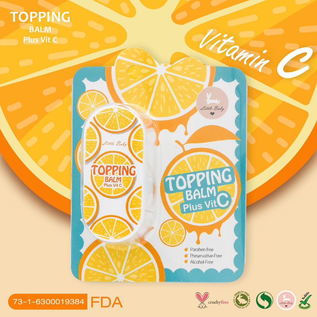 Topping Balm Plus Vit C ท้อปปิ้ง บาล์ม ทาหัวนม