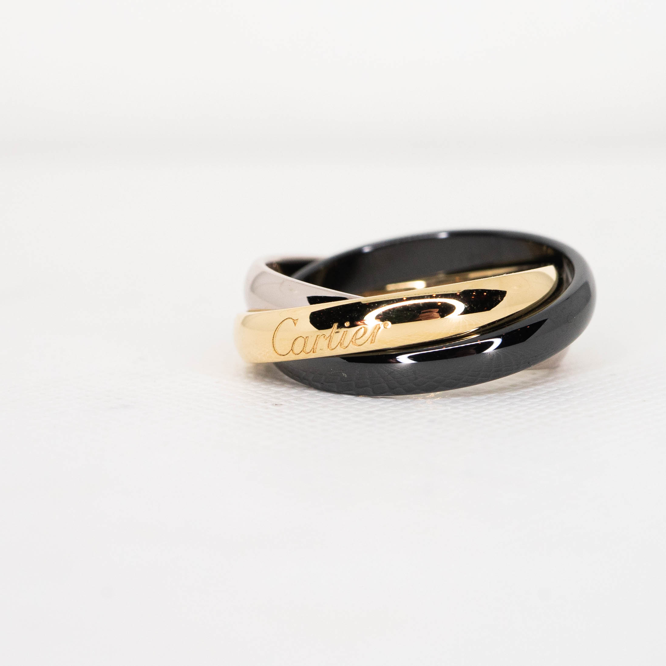แหวน Cartier Limited Edition Trinity ring ทองขาว18k ไซส์ 48# (Used) +กล่องและการ์ด