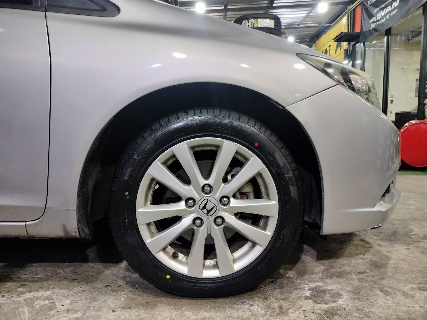 🚘#HONDA_CIVIC เปลี่ยนยาง 🛞 #OTANI_KC2000_205/55R16