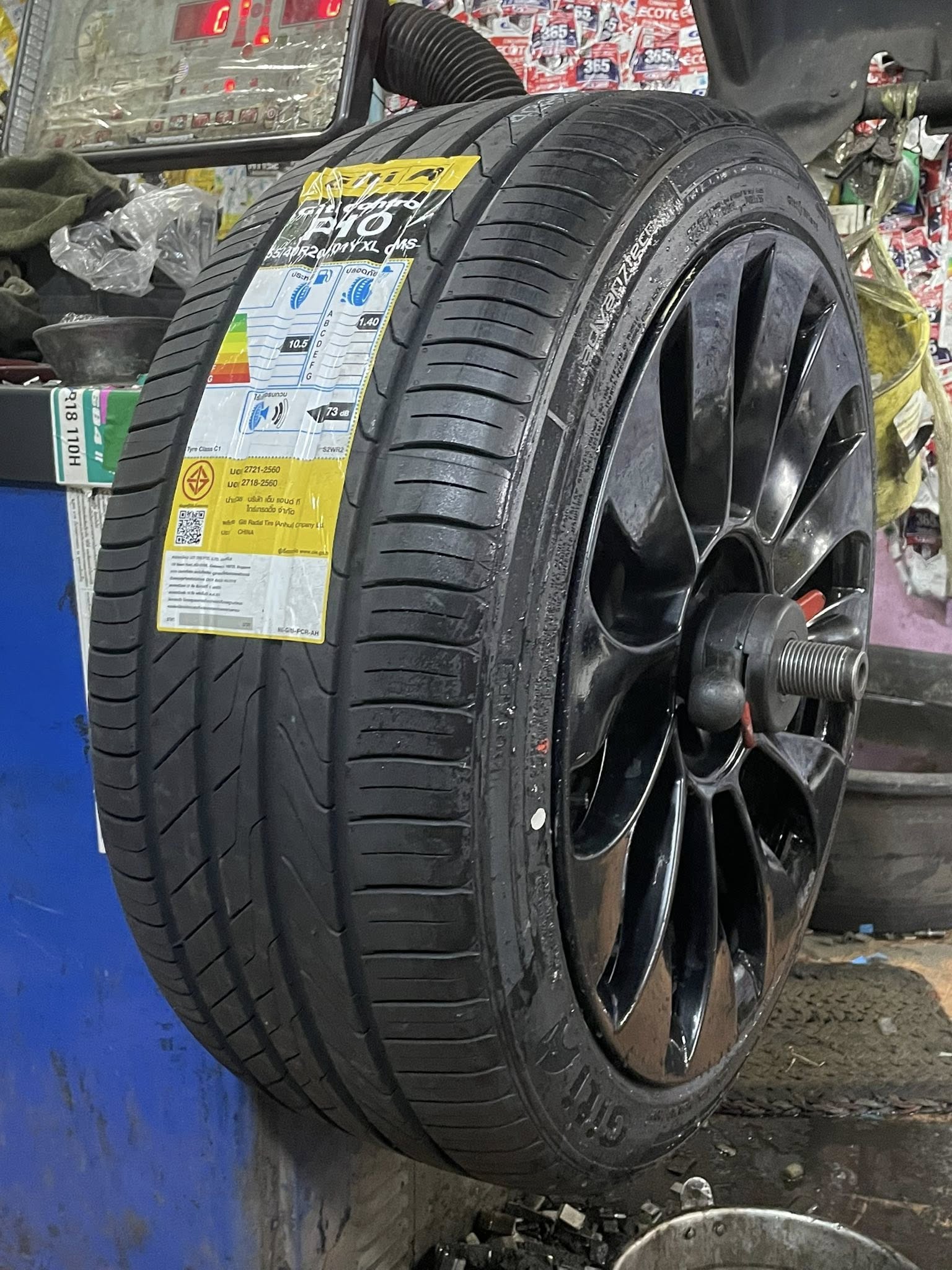 TESLA_MODEL Y 🚘❤️💫 🛞🐘#GITI_ControlP10_255/40R20 ❤️ 🛞 #รถไฟฟ้า100% #ยางเทคโนโลยีฟองน้ำ