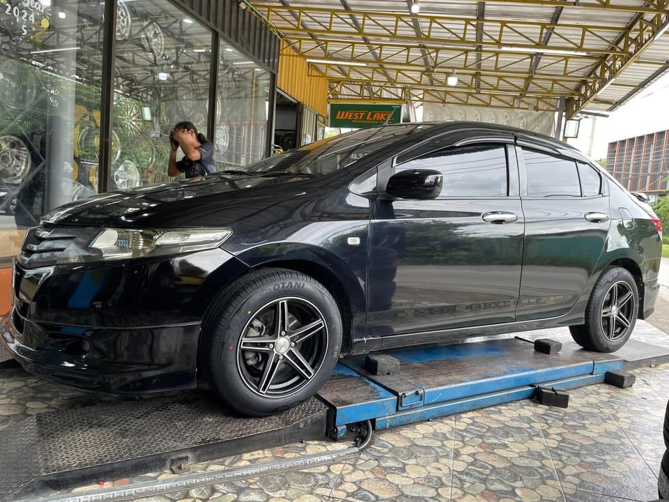 🚘เปลี่ยนยาง #HONDA_CITY #OTANI #EK1000 195/60R15🔥 🔥