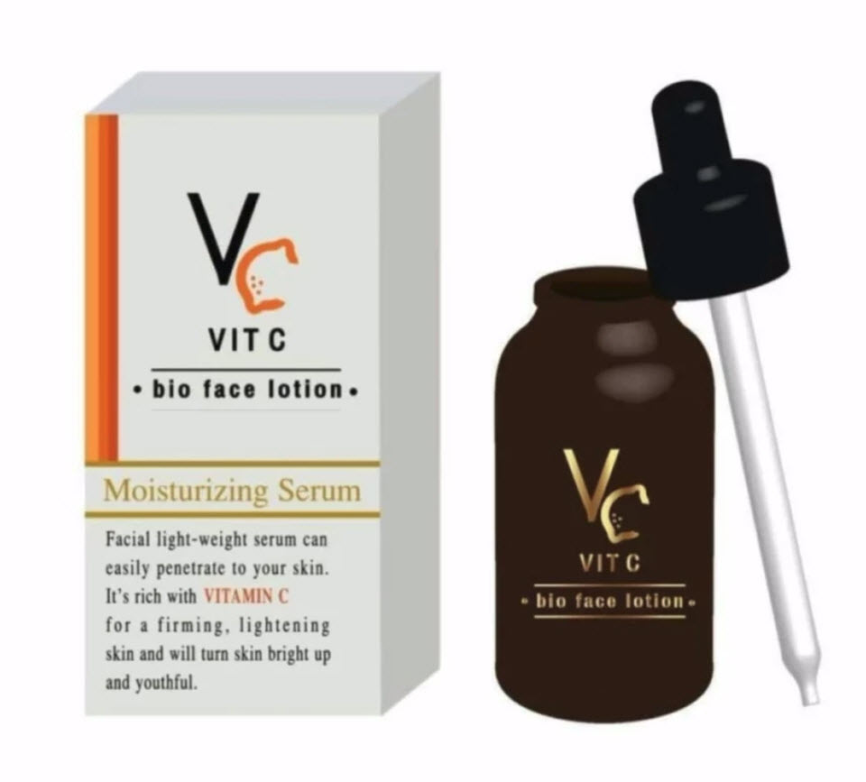 Vit C Bio Face Lotion เซรั่ม วิตตามินซี เซรั่มทน้องฉัตร เก็บเงินปลายทางฟรี