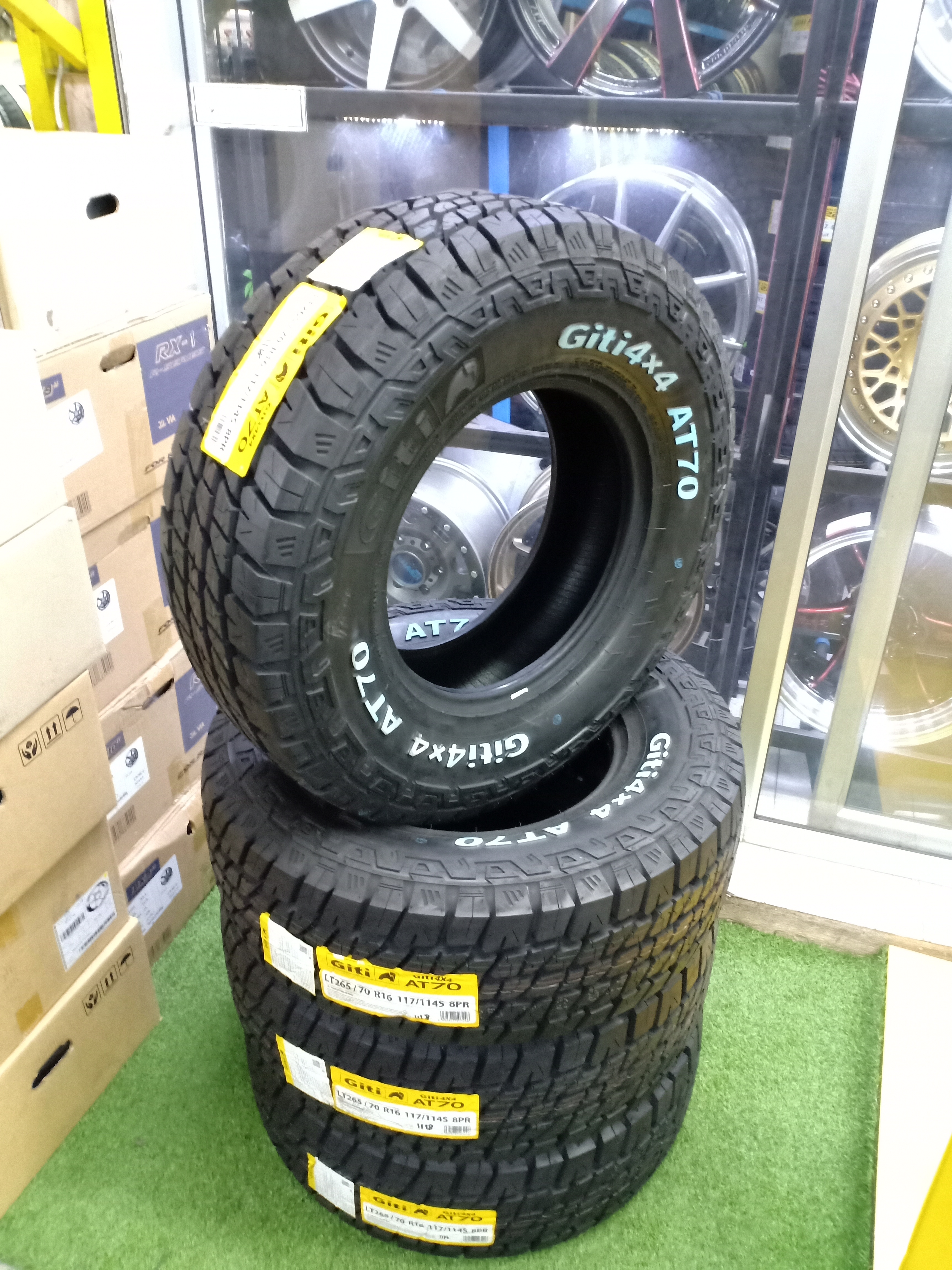 ยางใหม่คุณภาพดี Giti AT70 265/70/R16 สุดยอดยาง All Terrain ผ้าใบ8ชั้น