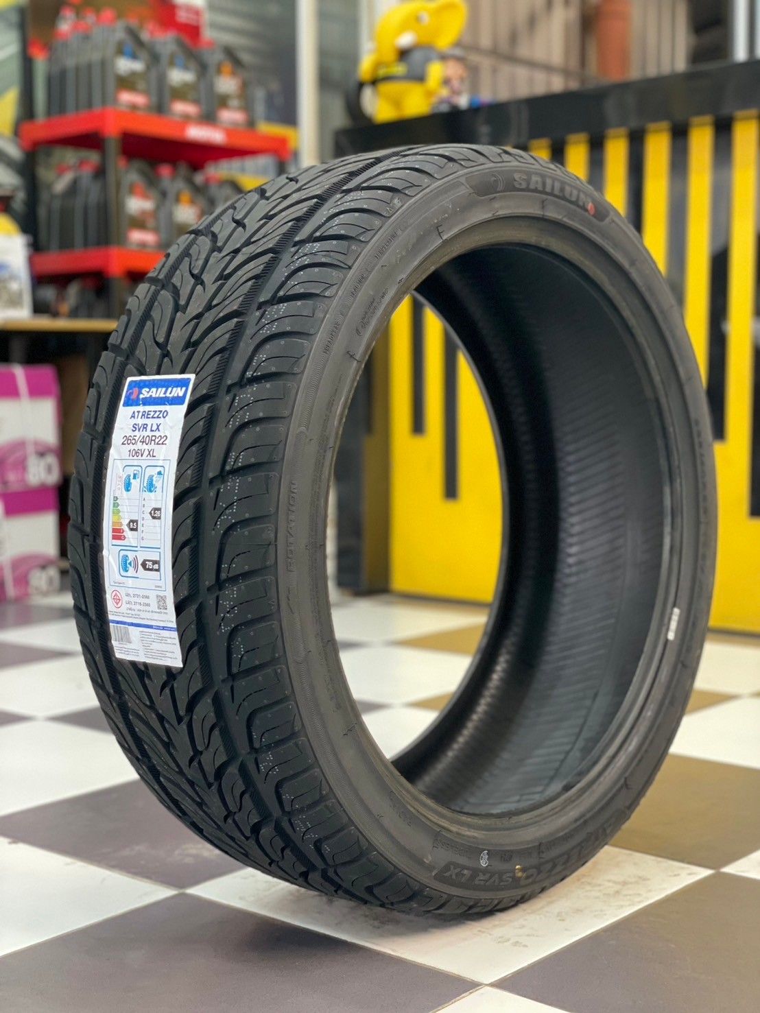 ยางใหม่สปอร์ต คุณภาพดี ยางไซหลุน #SAILUN ATREZZO SVR-LX 265/40R22 ยางใหม่ปี2024