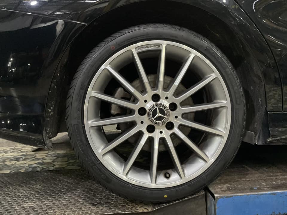 🛞❤️ #BENZ_CLA250 🚘 เปลี่ยนยาง 💫 🛞🐘#GIODRIDE_RP88_225/40R18